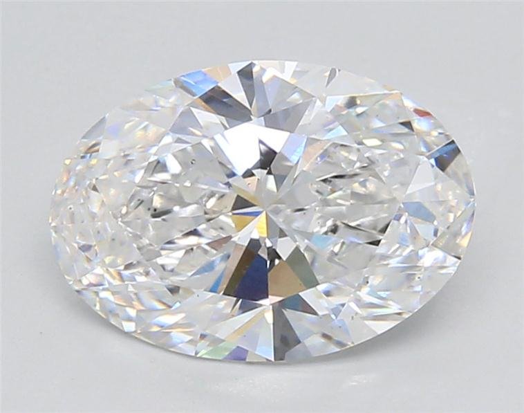 2.75ct E VS2 Rare Carat Ideal Cut Oval Lab Grown Diamond