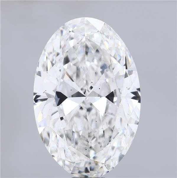 30.13ct F VS2 Rare Carat Ideal Cut Oval Lab Grown Diamond