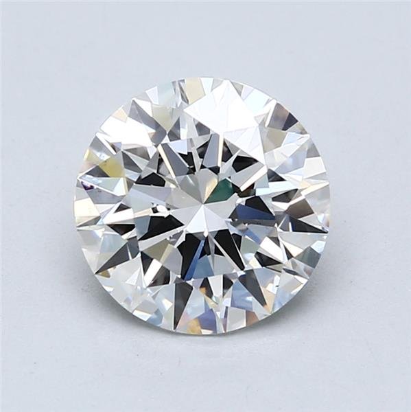 2.18ct E SI1 Rare Carat Ideal Cut Round Lab Grown Diamond