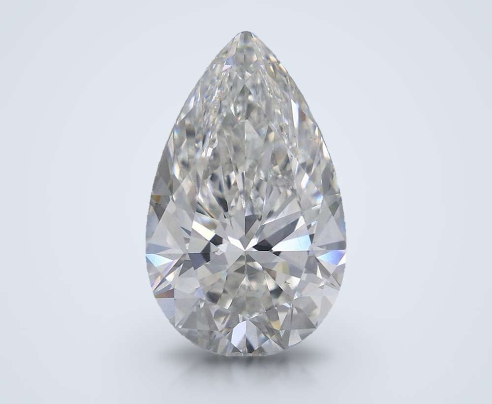 6.82 Carat Pear Lab Diamond