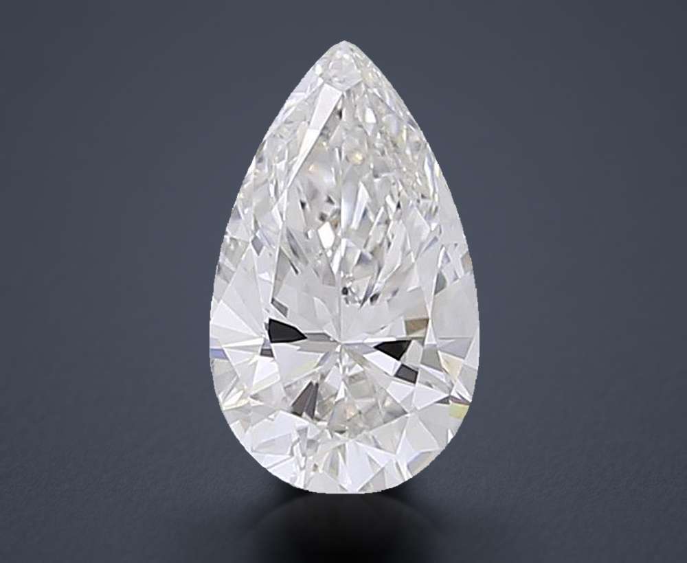 0.53 Carat Pear Lab Diamond