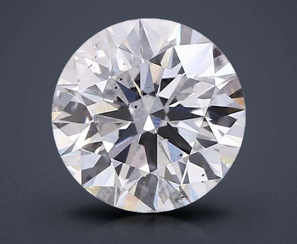 3.42 Carat Round Lab Diamond