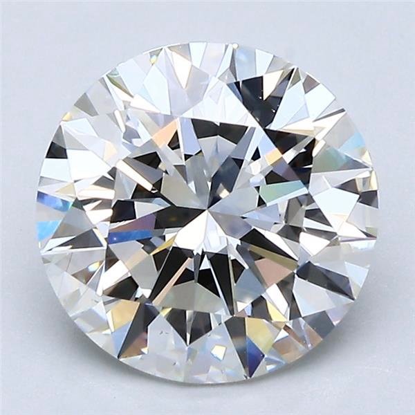 2.70ct H VS1 Rare Carat Ideal Cut Round Diamond