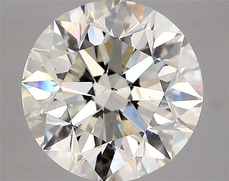 4.01ct K SI2 Excellent Cut Round Diamond
