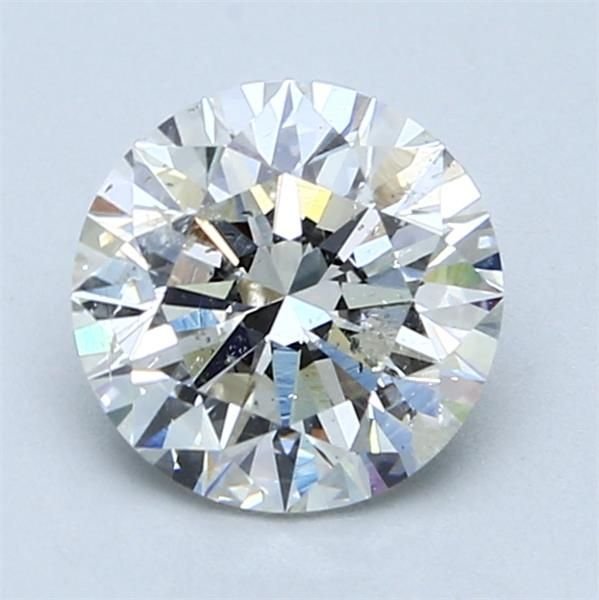 1.70ct J SI2 Rare Carat Ideal Cut Round Diamond