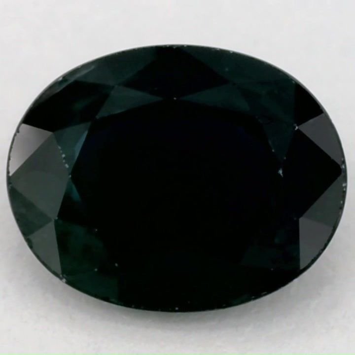 1.85 Carat Green Oval Sapphire