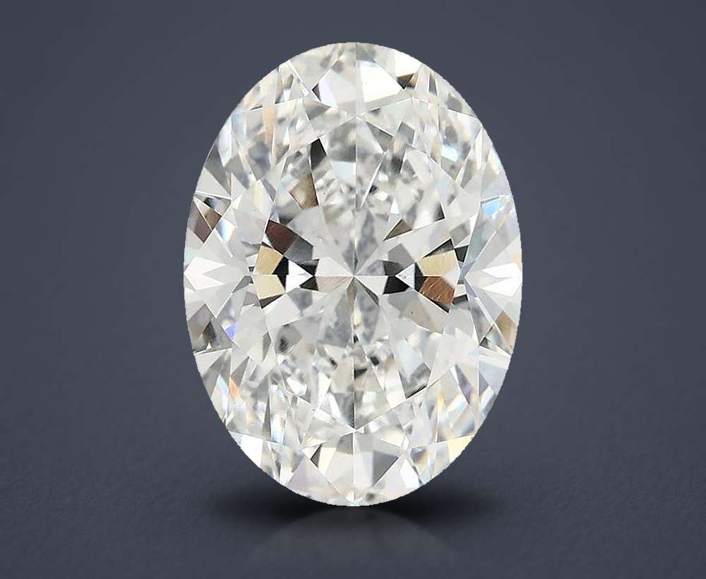 4.06 Carat Oval Lab Diamond