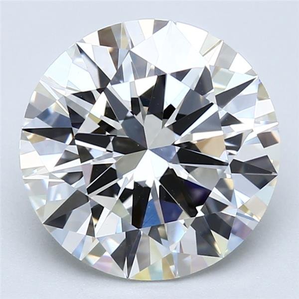 3.68ct H VS1 Excellent Cut Round Diamond