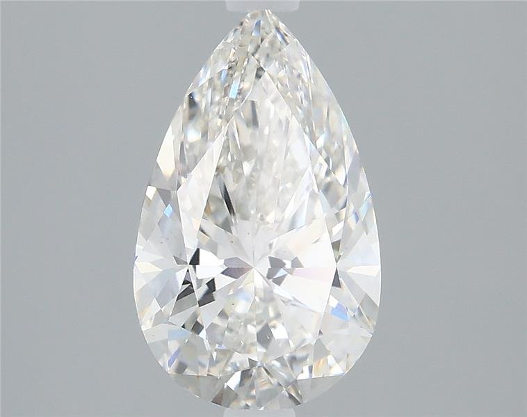 1.57ct H VS2 Rare Carat Ideal Cut Pear Lab Grown Diamond