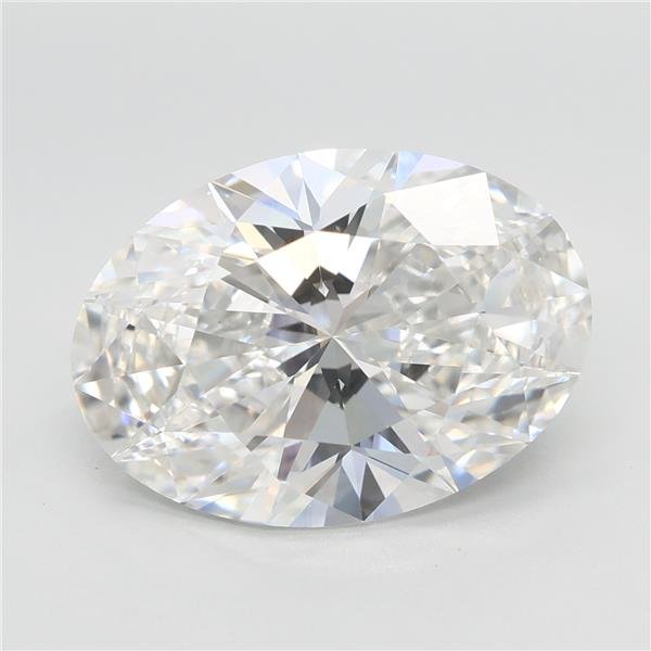 4.06ct F VS1 Rare Carat Ideal Cut Oval Lab Grown Diamond