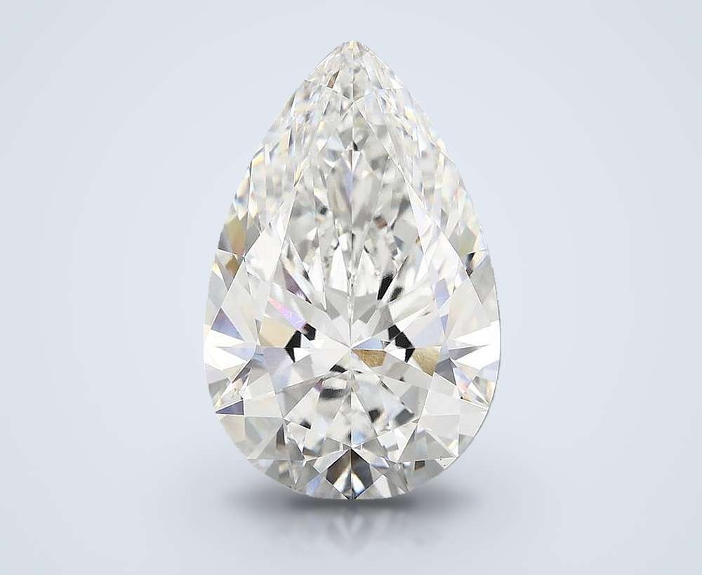 7.40 Carat Pear Lab Diamond