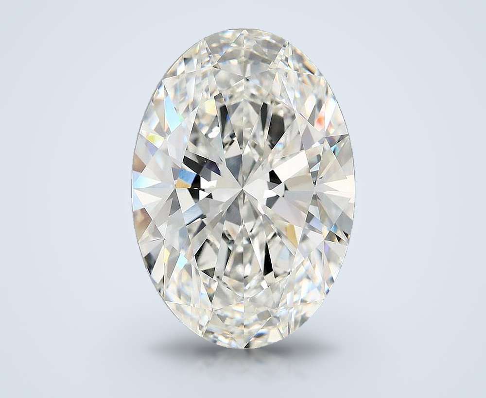 9.73 Carat Oval Lab Diamond