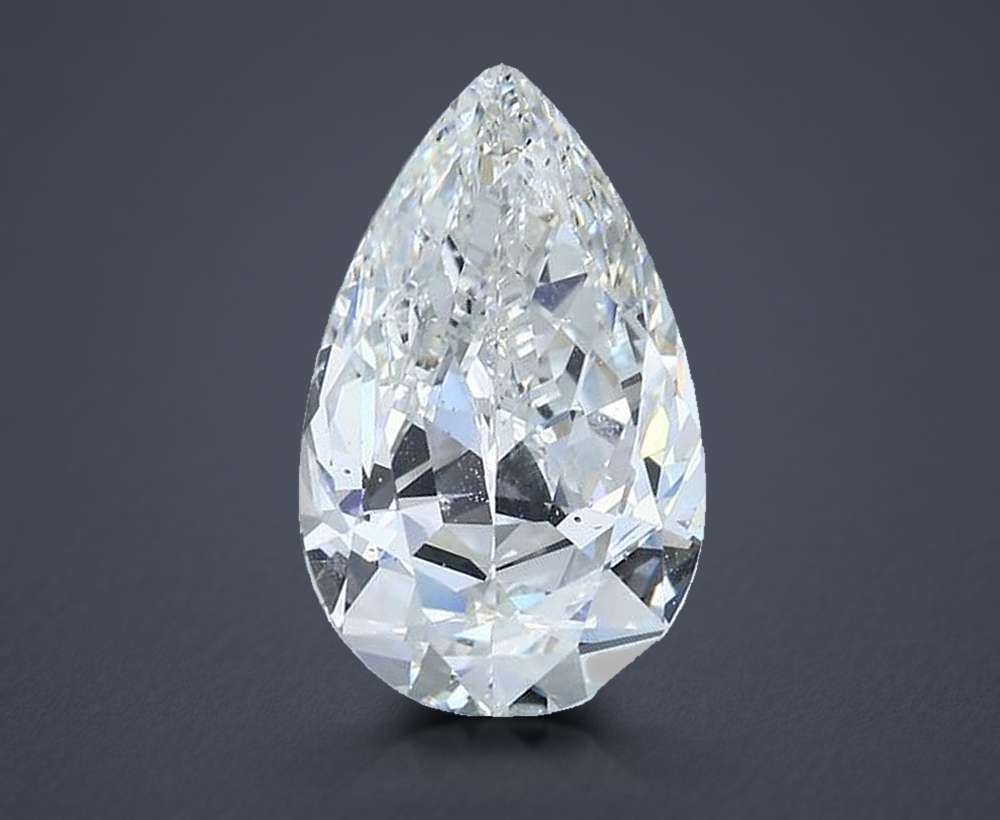 6.03 Carat Pear Natural Diamond
