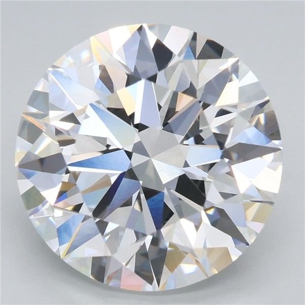 5.04ct F VVS2 Rare Carat Ideal Cut Round Lab Grown Diamond