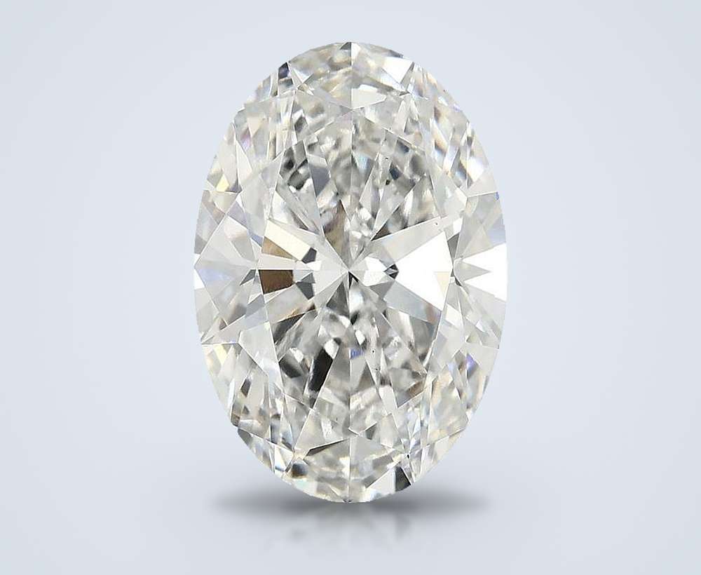 3.92 Carat Oval Lab Diamond