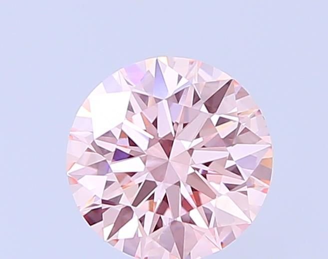 1.52 Ct. Fancy Intense Pink Round Lab Diamond
