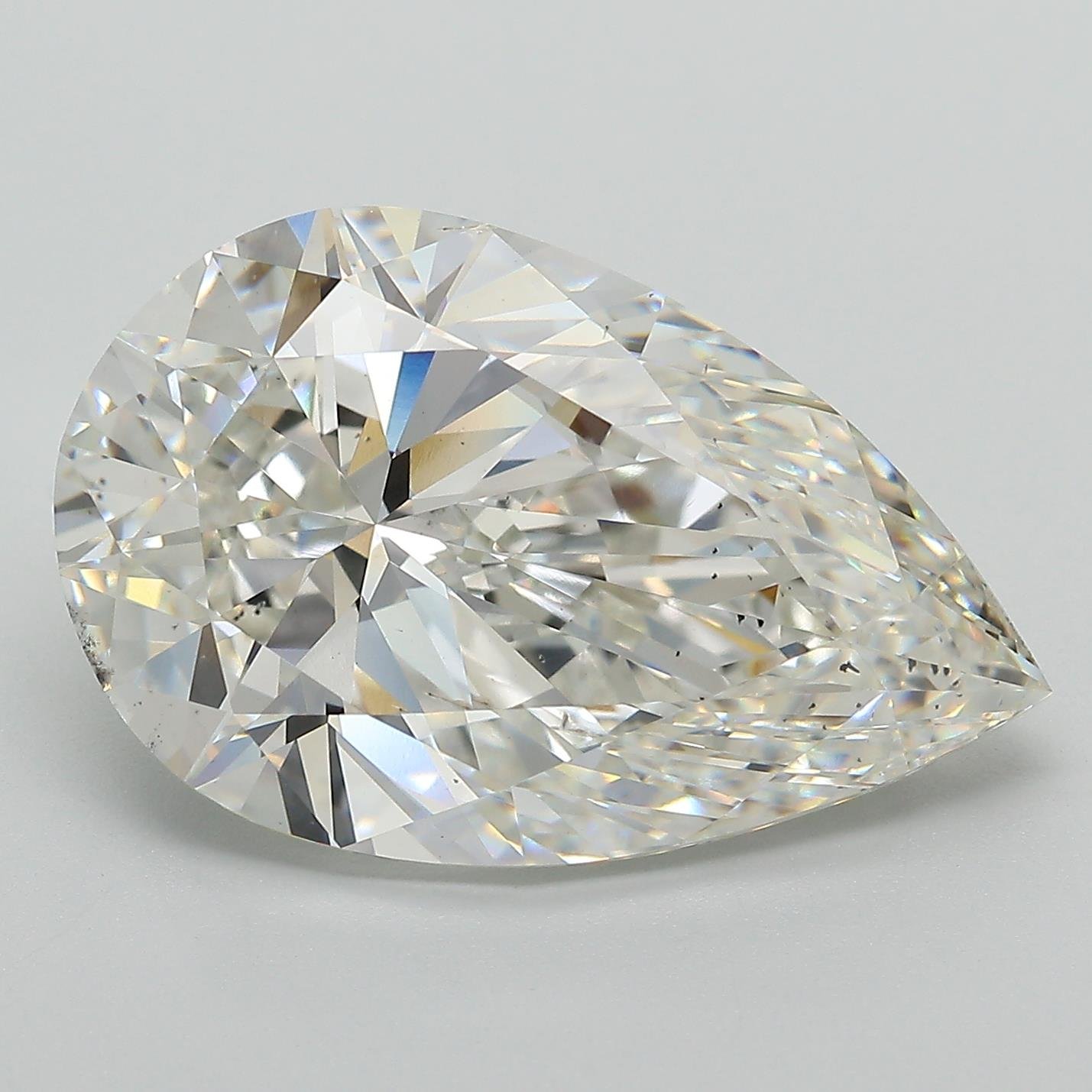 10.00ct G VS2 Rare Carat Ideal Cut Pear Lab Grown Diamond