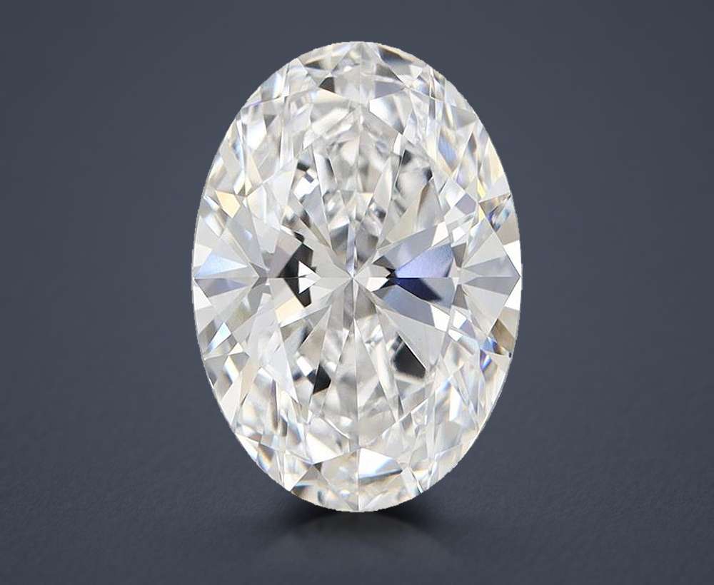 4.00 Carat Oval Lab Diamond