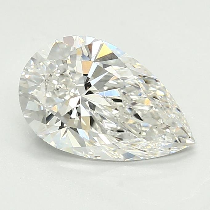 1.43ct E VS1 Rare Carat Ideal Cut Pear Lab Grown Diamond