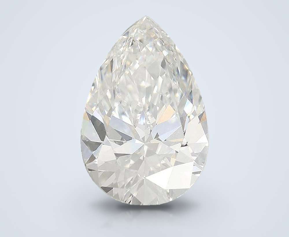 3.00 Carat Pear Lab Diamond