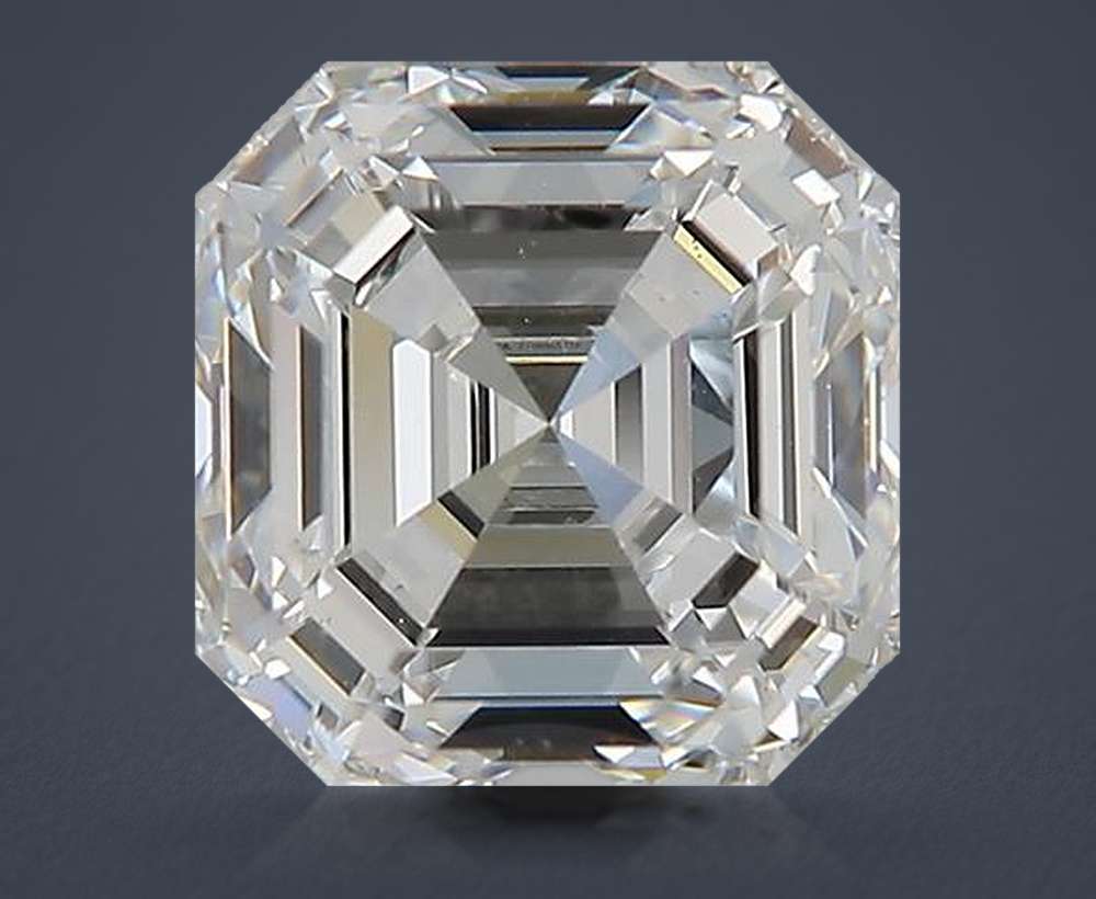 1.90 Carat Asscher Natural Diamond