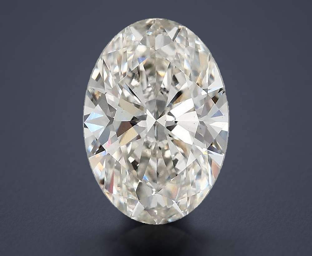3.72 Carat Oval Lab Diamond