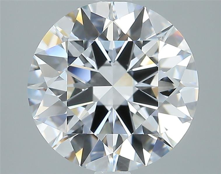 3.15ct D FL Rare Carat Ideal Cut Round Diamond