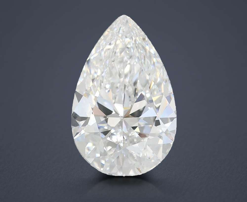1.50 Carat Pear Lab Diamond