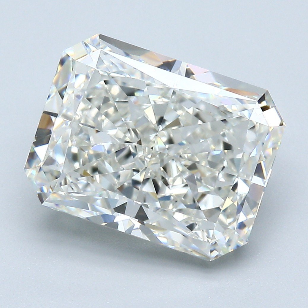 5.09ct I VS1 Rare Carat Ideal Cut Radiant Diamond