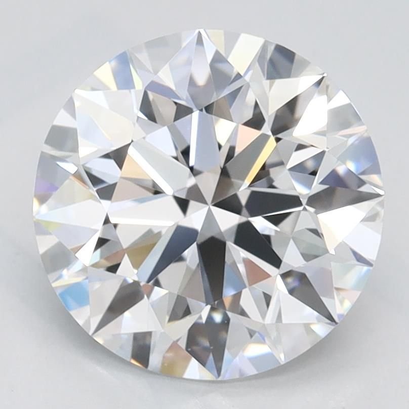 2.09ct D VVS1 Rare Carat Ideal Cut Round Lab Grown Diamond