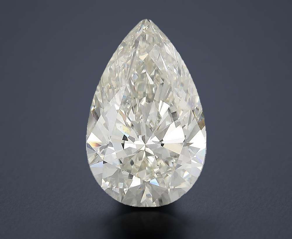 10.01 Carat Pear Natural Diamond