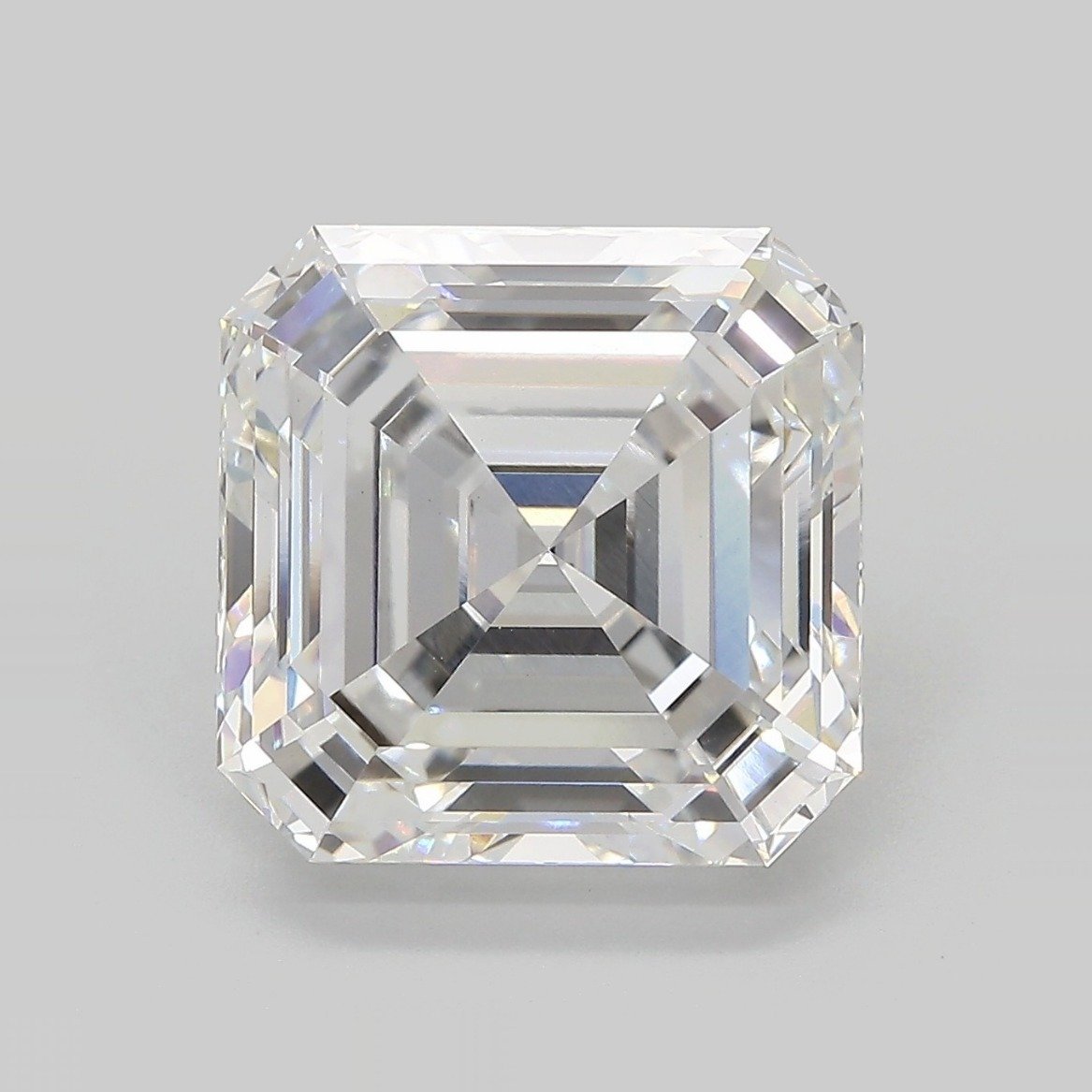 8.05ct E VVS2 Rare Carat Ideal Cut Asscher Lab Grown Diamond