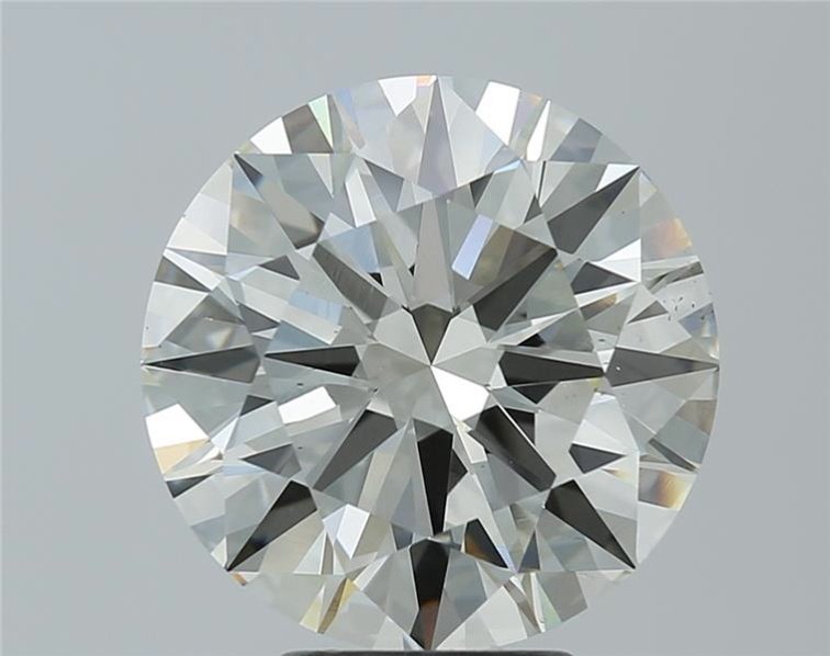 5.03ct J VS2 Rare Carat Ideal Cut Round Diamond