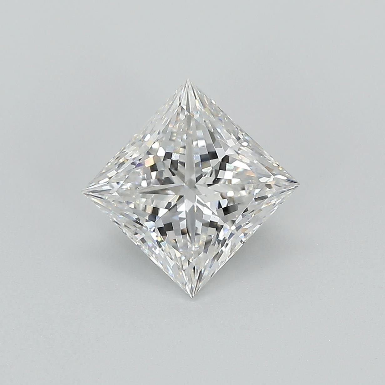 2.05ct G VVS2 Rare Carat Ideal Cut Princess Lab Grown Diamond