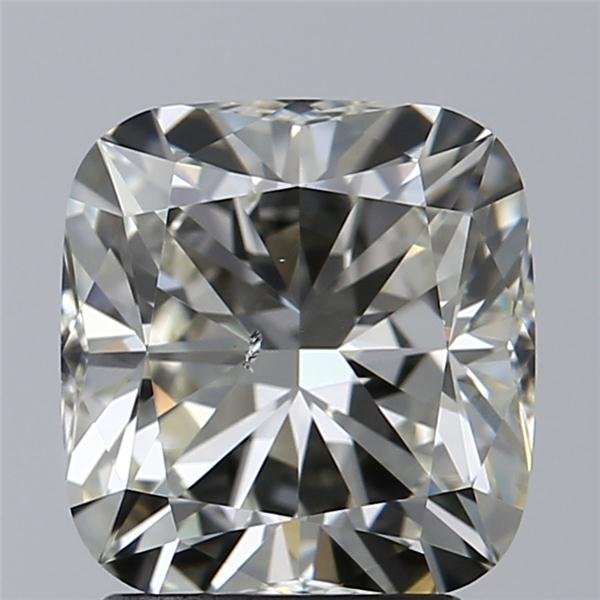 2.01ct J SI1 Rare Carat Ideal Cut Cushion Diamond