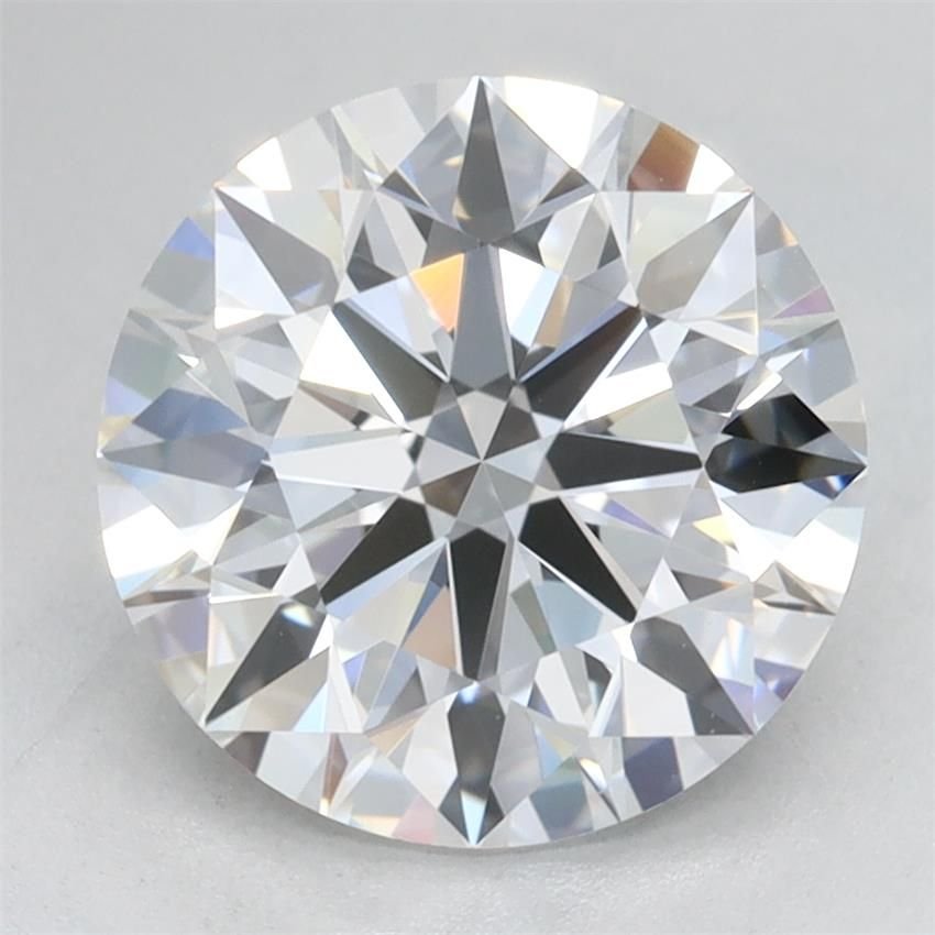 2.54ct D VVS1 Rare Carat Ideal Cut Round Lab Grown Diamond