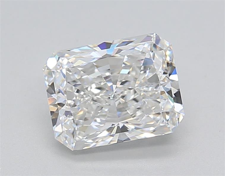 1.41ct D VVS2 Rare Carat Ideal Cut Radiant Lab Grown Diamond