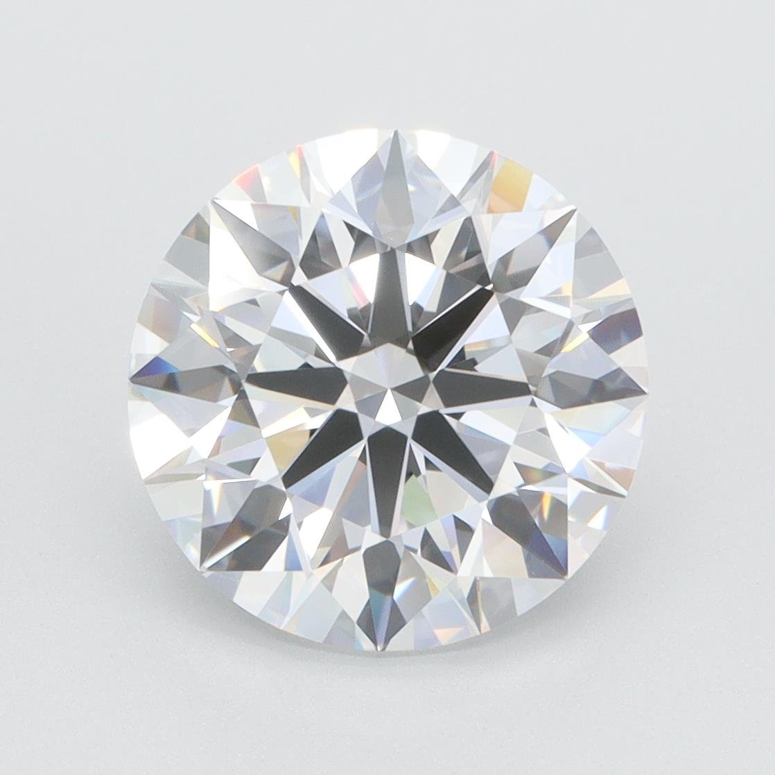 4.02ct E VS1 Rare Carat Ideal Cut Round Lab Grown Diamond