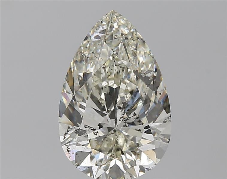 3.50ct J SI2 Rare Carat Ideal Cut Pear Diamond