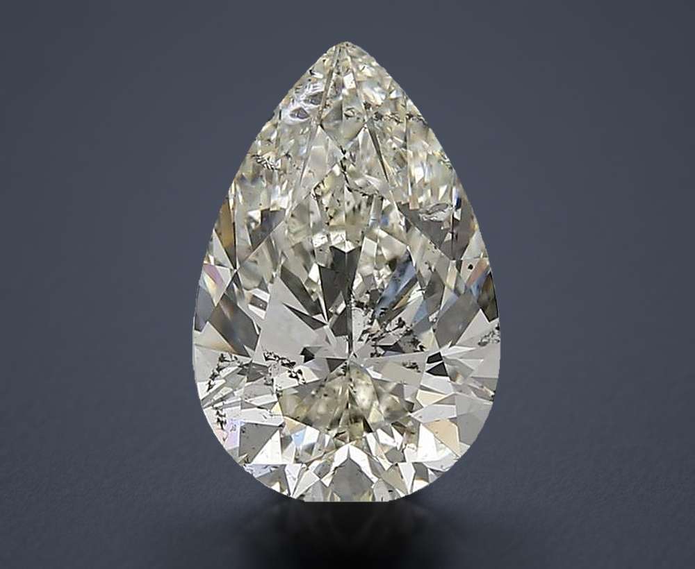 3.50 Carat Pear Natural Diamond