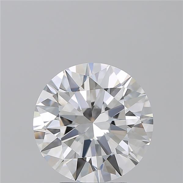 4.01ct D VS2 Rare Carat Ideal Cut Round Diamond