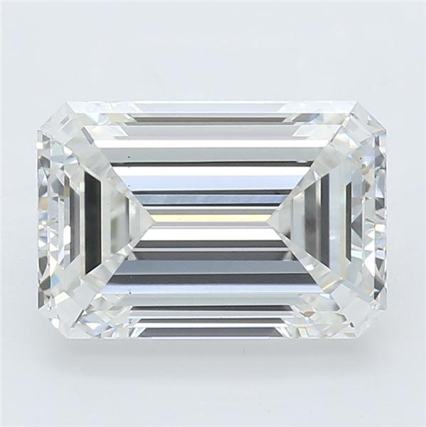 1.60ct F VS1 Excellent Cut Emerald Lab Grown Diamond