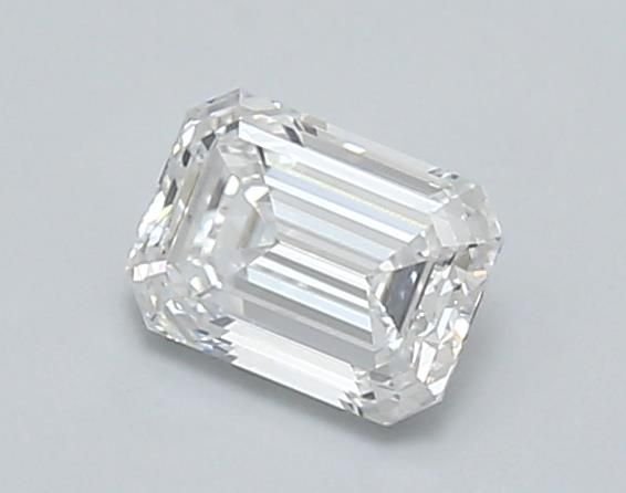 0.91ct D VVS2 Rare Carat Ideal Cut Emerald Lab Grown Diamond