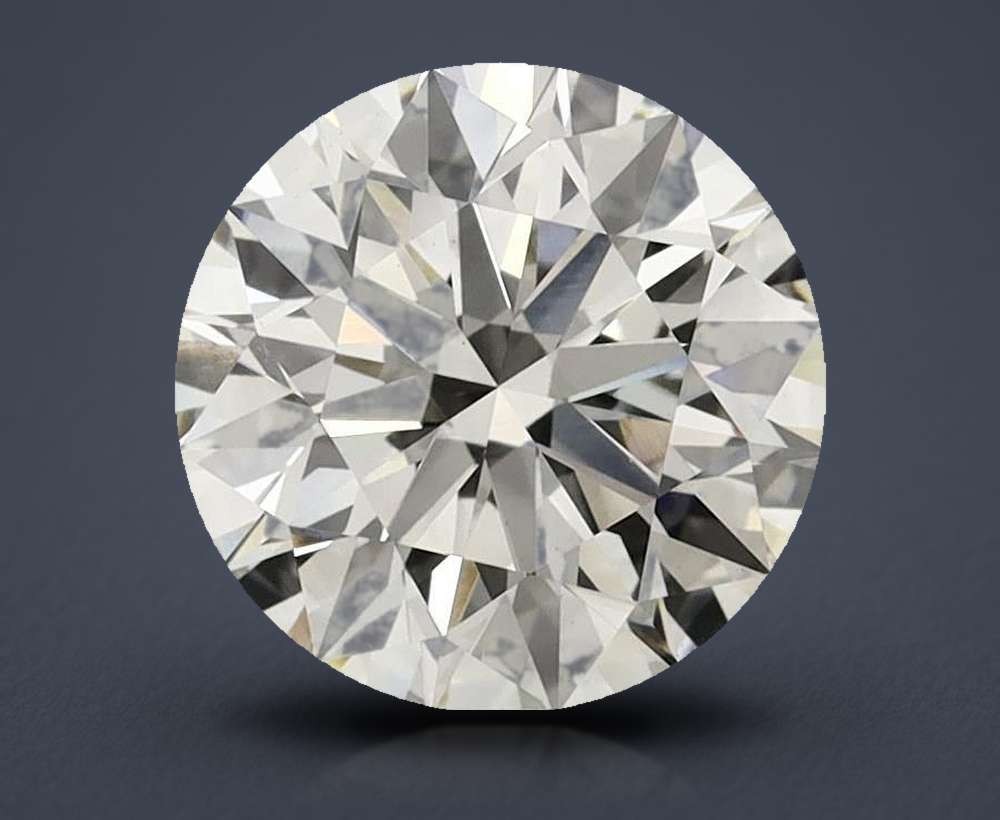 3.42 Carat Round Lab Diamond