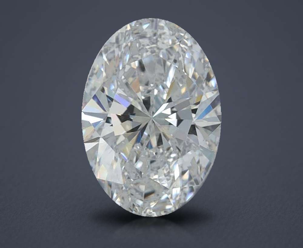 1.00 Carat Oval Lab Diamond