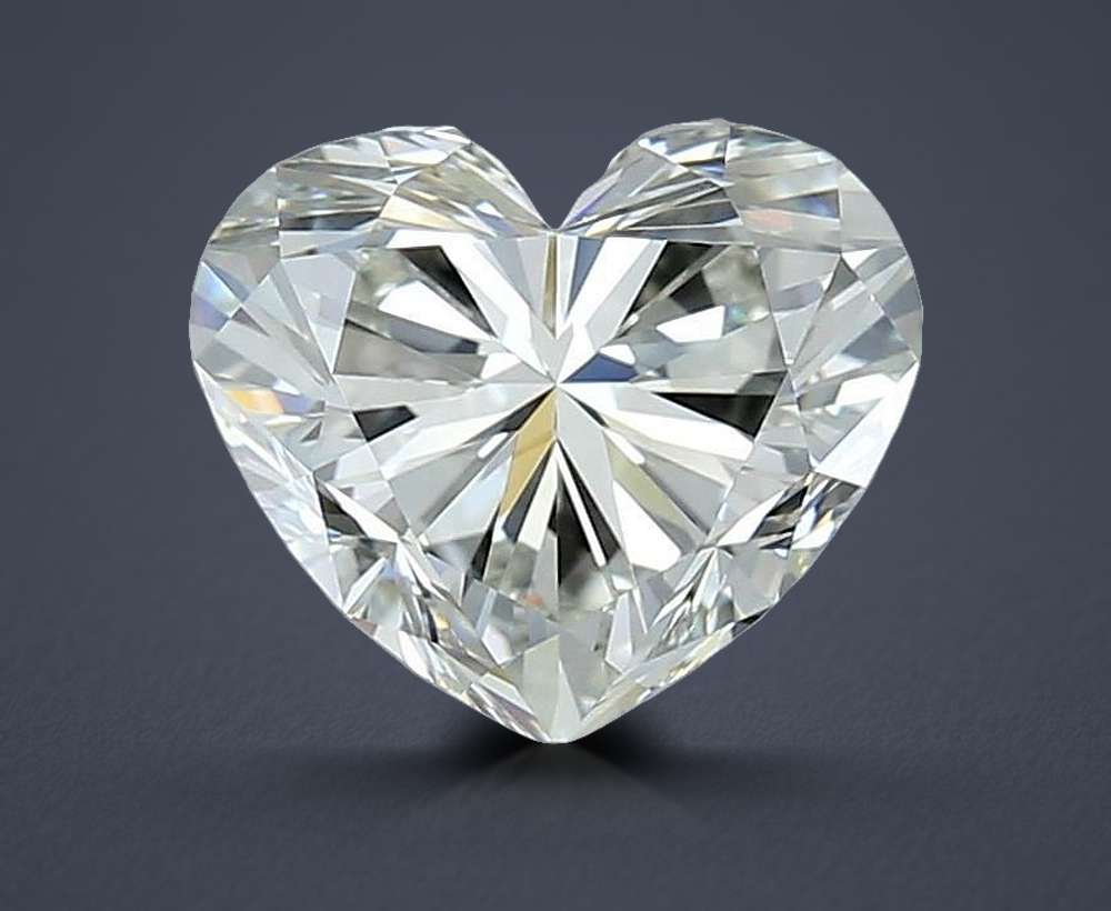 2.57 Carat Heart Natural Diamond