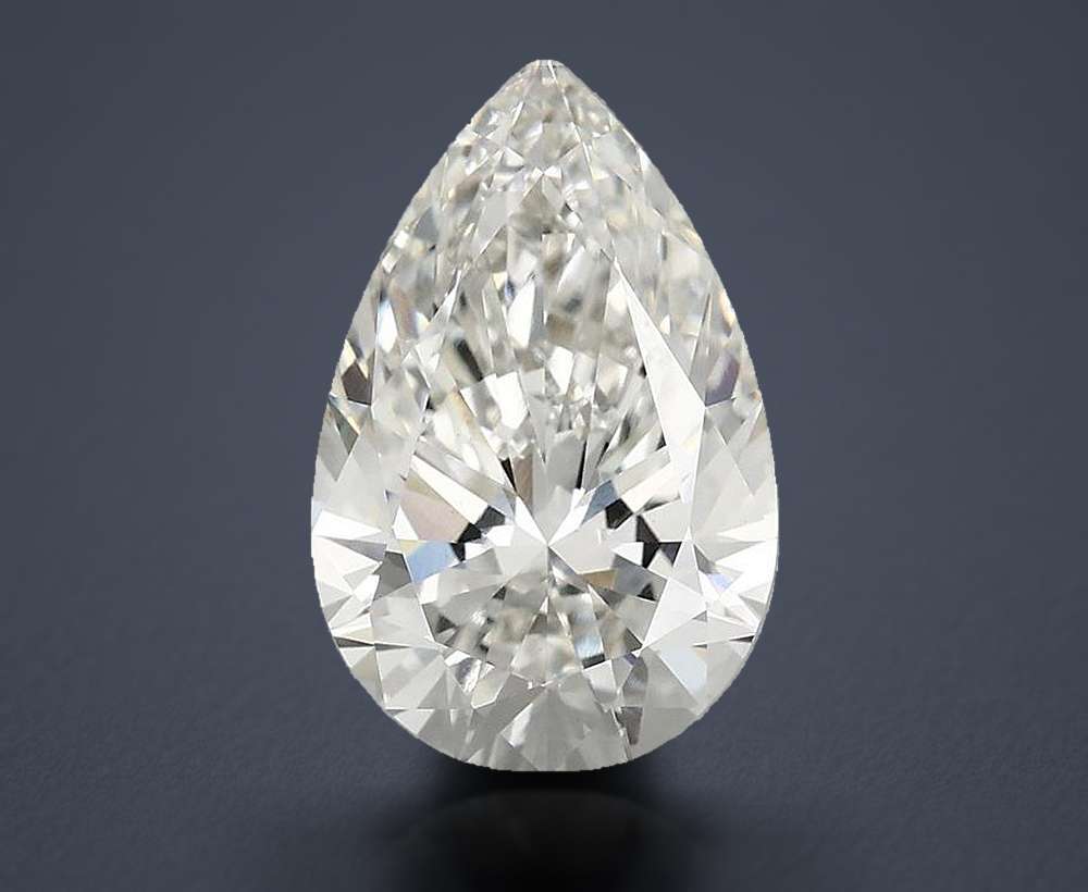 2.85 Carat Pear Lab Diamond