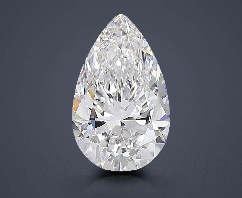 6.81 Carat Pear Lab Diamond