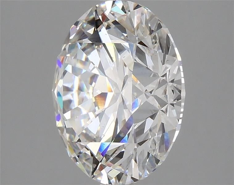 4.11ct F SI1 Rare Carat Ideal Cut Round Lab Grown Diamond