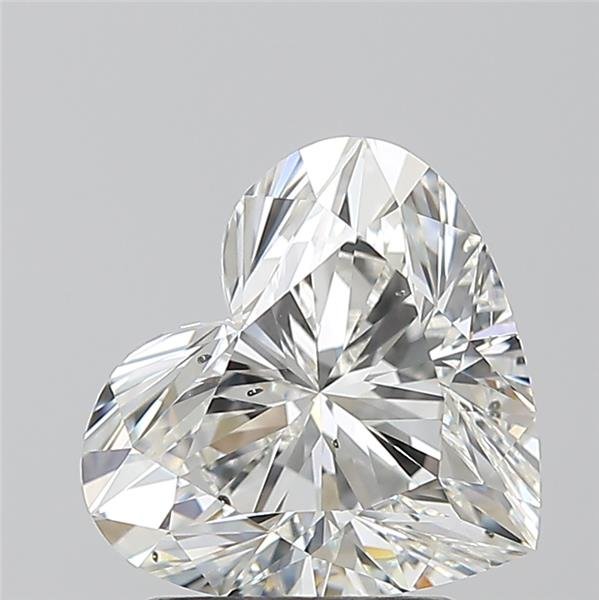 2.07ct I SI1 Rare Carat Ideal Cut Heart Diamond